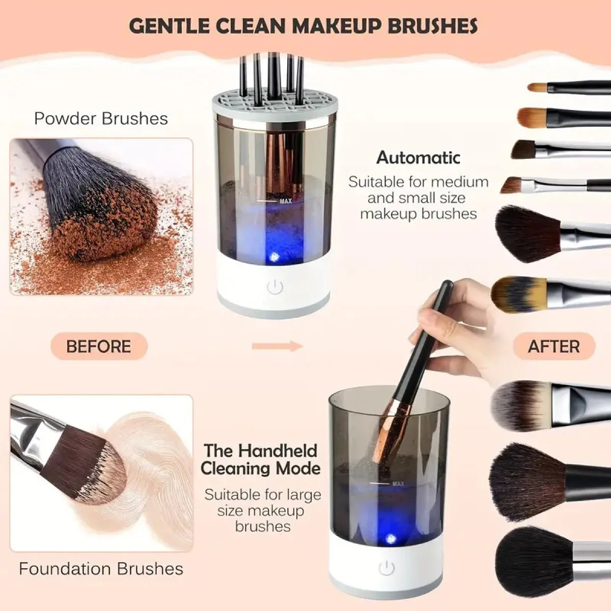 Automatic Makeup Brush Cleaner USB