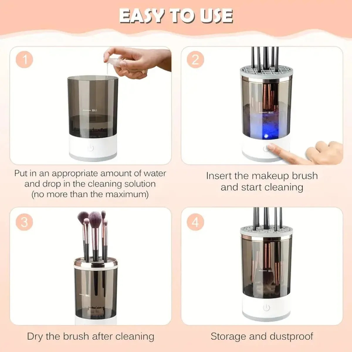 Automatic Makeup Brush Cleaner USB