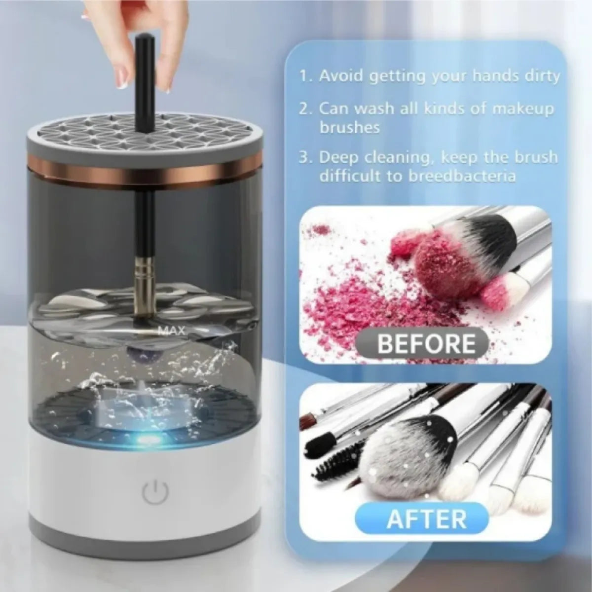 Automatic Makeup Brush Cleaner USB
